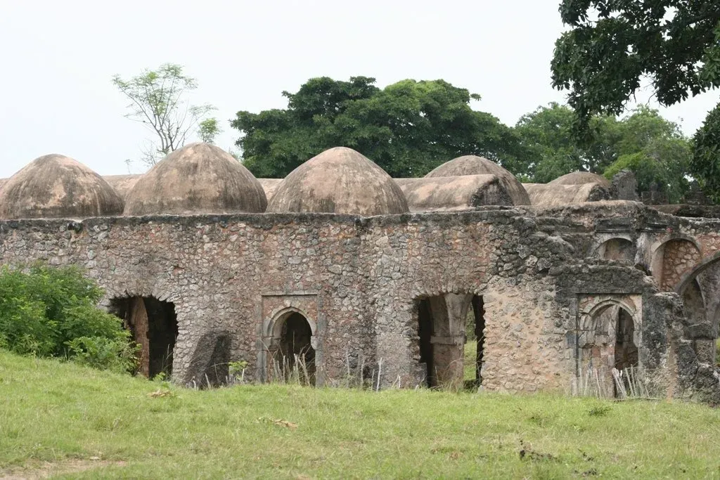 The Great Mosque and Small Domed Mosque at Kilwa Kisiwani, among the world's best preserved Swahili ruins